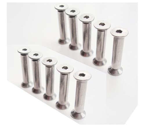 SICOLAS knife handle bolt rivets, screws, and fastener nut assortment set, 10 pieces