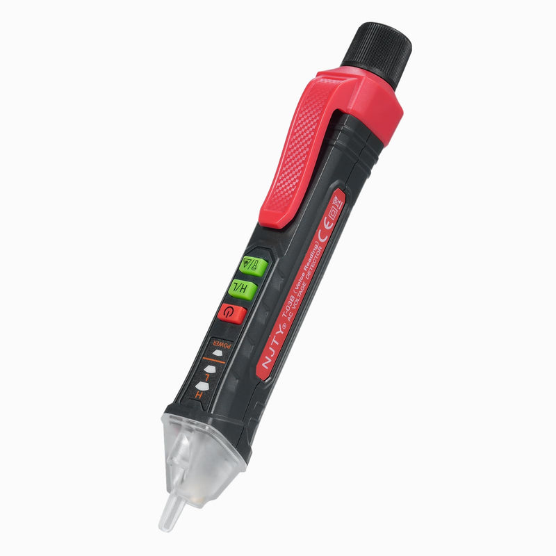 [Australia - AusPower] - Respicefinem NJTY Voice Broadcast Voltage Tester Non Voltage Tester 12V 1000V 48V 1000V Dual Range Electrical Tester Efficient Live Hot Wire Tester Wire Breakpoint Finder Voltage 