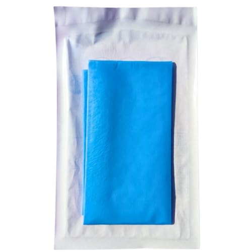 AlmaMedical Surgical Sterile Cloth TNT 50 x 50 cm Disposable Waterproof in Conjunction with TNT + PE (Pack of 5)