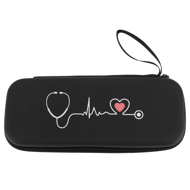 [Australia - AusPower] - Stethoscope Hard Carrying Case, Portable and Convenient, Reliable Hard Case for Stethoscopes with Wide Compatibility, Black Color, for Classic III Lightweight II S.E 