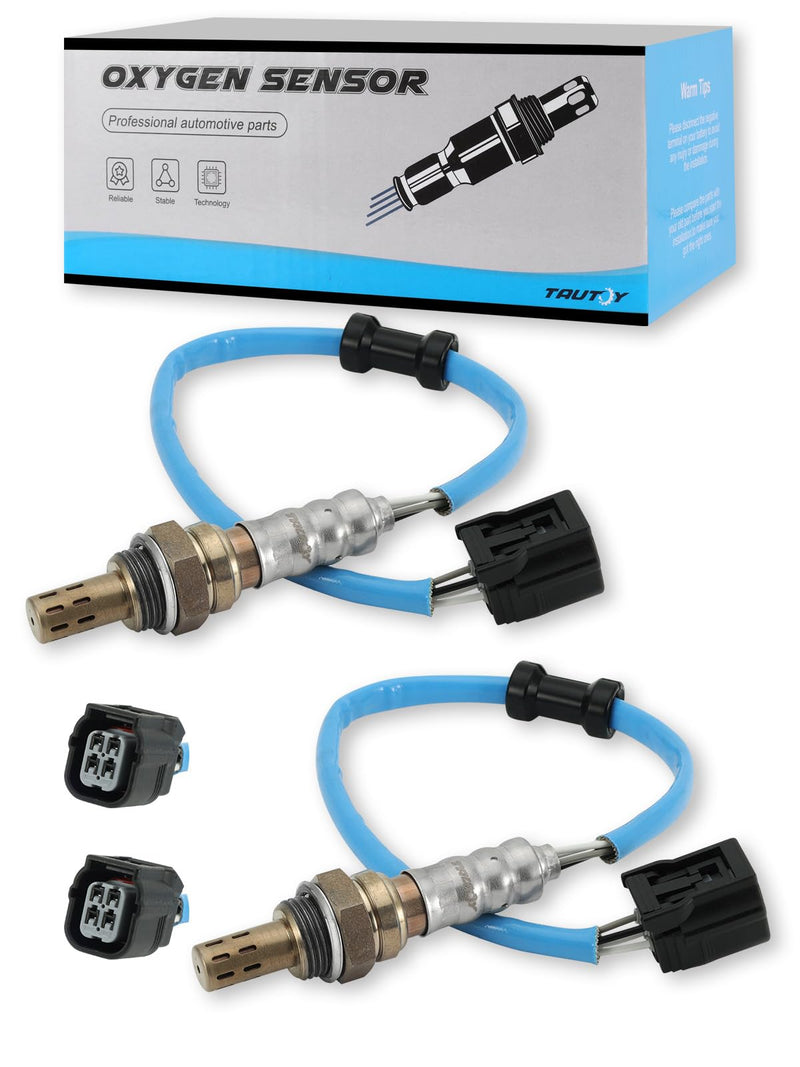 TAUTOY 234-4442 250-24917 O2 Oxygen Sensor 2PCS Downstream for Honda Accord 13-17,CR-V 10-16,Civic Crosstour 12-15, HR-V 16-22,for Acura ILX 13-17,RDX 13-15,TLX 15-20,234-4574,36532REZA01