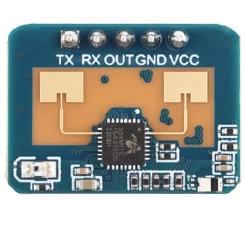 1 x human micro motion detection millimetre wave sensor LD2410C | and 24 GHz frequency radar principle frequency modulation continuous wave (FMCW) waveform radar sensor module
