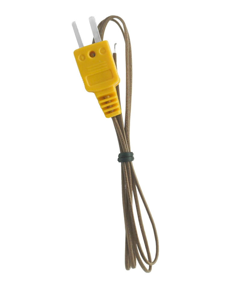 [Australia - AusPower] - 80PK-1 K-Type Temperature Bead Probe Compatible with Fluke Multimeter,-40 to 260°C Temperature Line with Connector(1-Meter Long) 