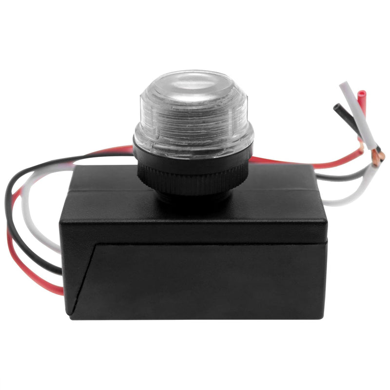 [Australia - AusPower] - Outdoor Lamps' photosensitive sensors photoelectric Switch sensors Suitable for Outdoor Places Such as Garden Lamps, Street Lamps, and Gardens 1pcs Black 