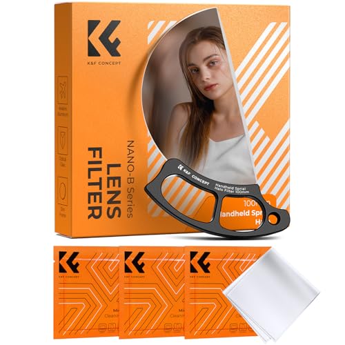 K&F Concept 100mm Handheld Spiral Halo Prism Filter