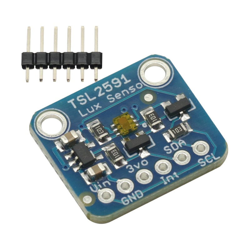 [Australia - AusPower] - TSL2591 IIC I2C Light Sensor Breakout Module High Dynamic Range Optical Sensor Digital Board TSL25911FN 3.3V 5V 