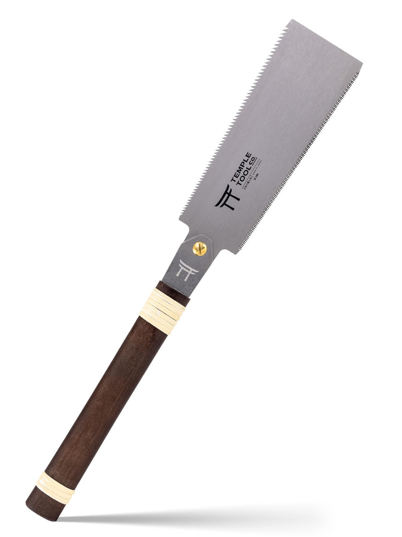 Japanese Pull Saw - 7 Ryoba Hand Saw with Rip-cut and Crosscut - for Dovetails, Tenons, Joinery, Cutting Boards to Length & Width- Temple Tool Co. Japanese Pull Saw 7