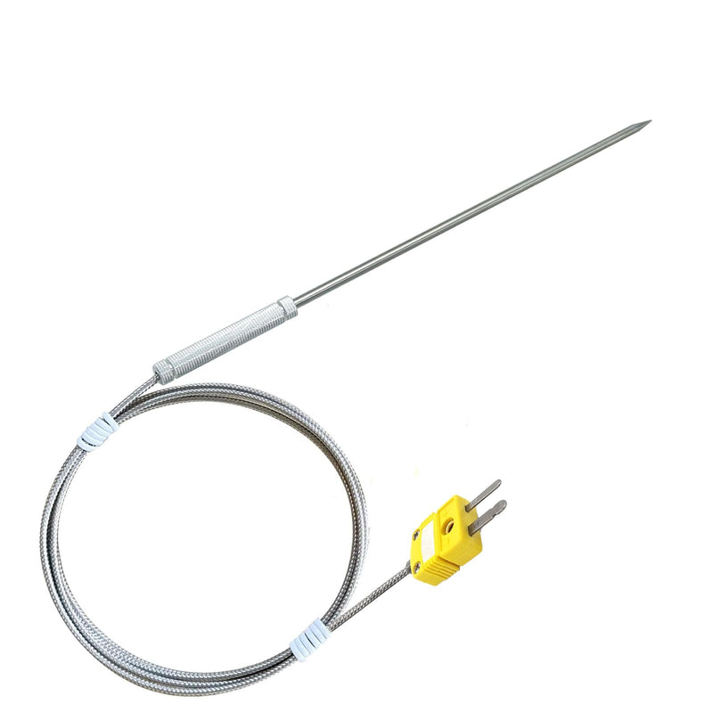 [Australia - AusPower] - K Type Thermocouple Probe 50360-K Type K Oven Thermocouple Probe -40°F to 1112°F Replacement for Commercial Home Ovens Type K thermocouple Food Penetration Needle Probe 