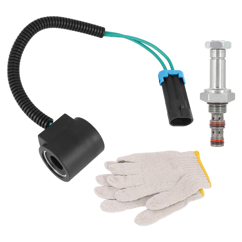 Solenoid Valve Coil and Hydraulic Spool Valve Stem Element Kit For Bob-cat 653 751 753 763 773 863 864 873 883 963 S175 S185 S205 T250 T300 T320 6667687 6309311 6671025 6675559