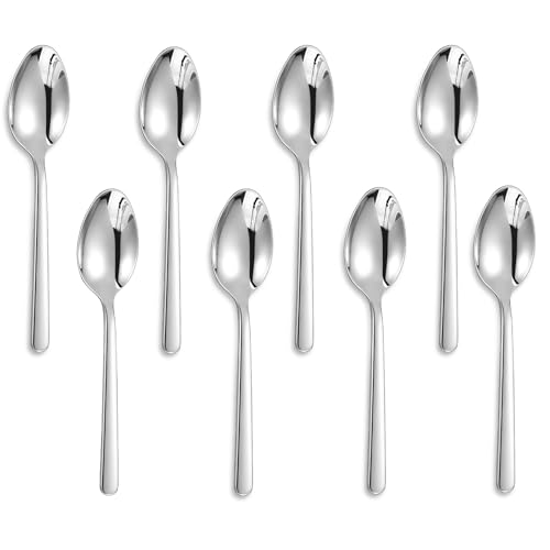 KEAWELL Premium Aline 8-Piece 6.4-Inch Teaspoon Set (8, Teaspoons)