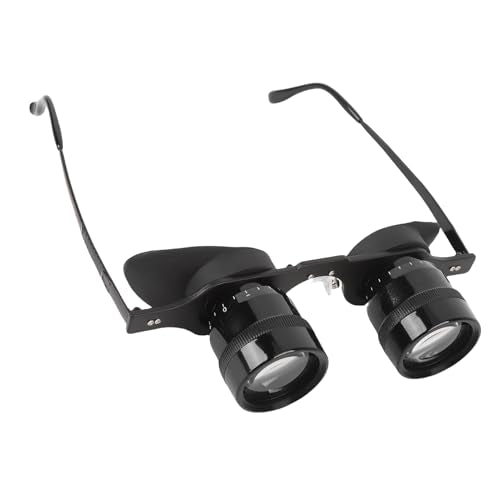 Hands Binocular Glasses for Fishing, 10x Zoom Opera Glasses HD Magnification with Coating, Independent Eye Focus & Anti - Glare