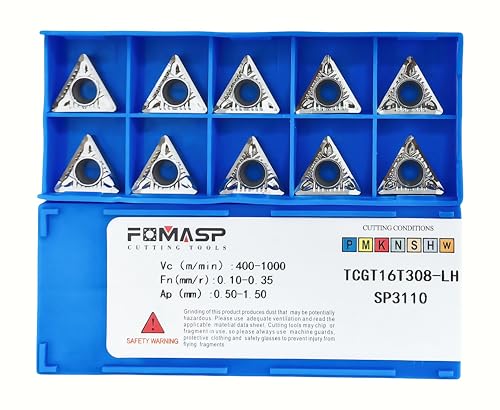 Carbide Inserts for Aluminum TCGT32.52/ TCGT16T308 for Turning Cutting Tools10 PCS.