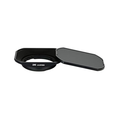 JJC Metal Lens Hood Shade for Fuji XF 35mm F2 R WR, XF 23mm F2 R WR Lens For XF 35mm f2 & XF23mm f2 Lens