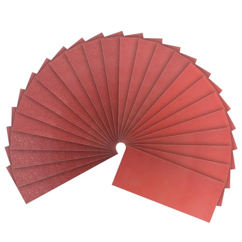 Sandpaper Set 230 x 93 mm 60-320 Grit Wet Dry Sandpaper | For car wood metal paint walls coarse and fine grinding polishing renovation 93x230mm Mix grit, 24 pieces