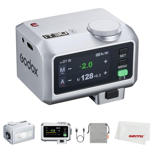 Godox iT30 Pro C iT30ProC Mini Flash for Canon Camera iT30Pro for Canon (Silver)
