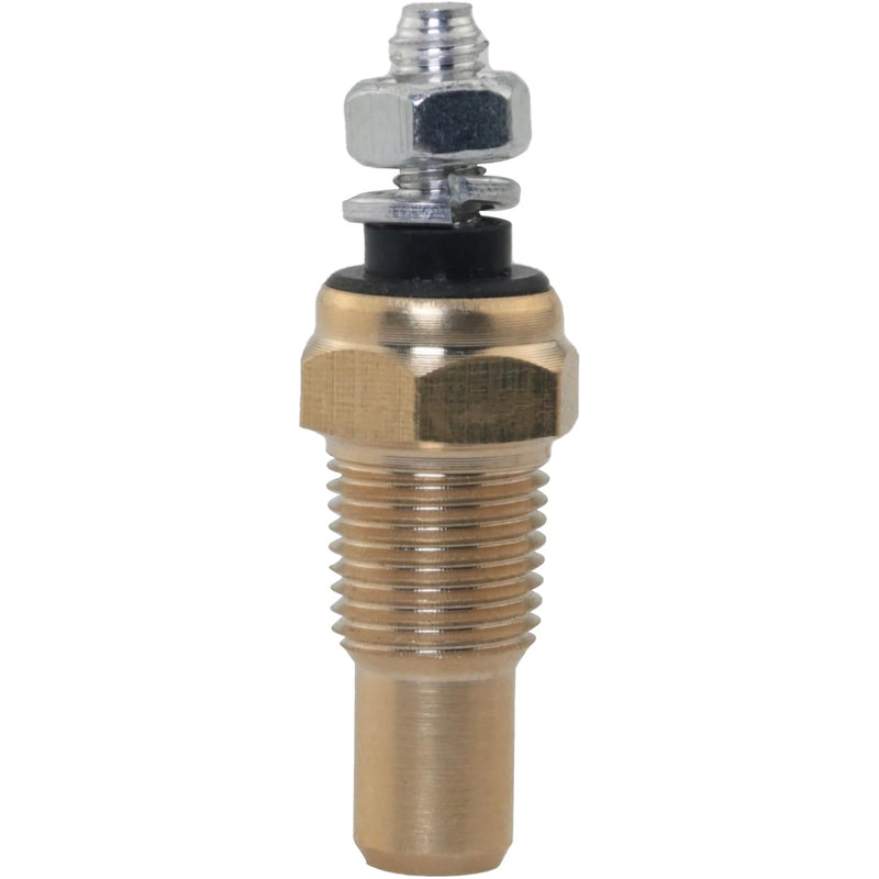 [Australia - AusPower] - MEETOOT Universal Gold Brass Water Cooled Oil Temperature Sensor 1/8 NPT Electrical Transmitter Transmission Unit 