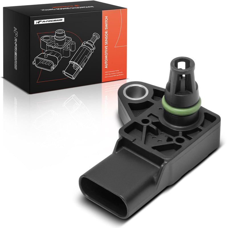 [Australia - AusPower] - A-Premium Manifold Absolute Pressure Sensor [4 Pins] Compatible with Ford Explorer 2020-2024, Escape 2020-2022, Edge 2019-2024, Mustang 2020-2022, Ranger, Bronco Sport & Lincoln Corsair, Nautilus 