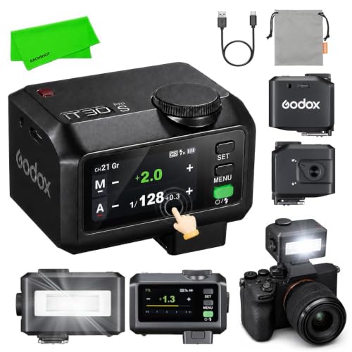 Godox iT30Pro S TTL Mini Camera Flash for Sony ZV-E10 a7IV a7CII a6700 ZV‑1 iT30 Pro S