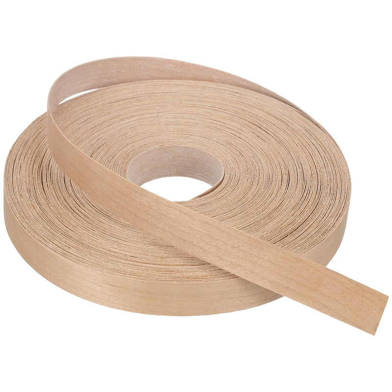 PATIKIL Cherry Edge Banding, 3/4 Inch x 100 ft Wood Veneer Tape Pre-glued Flexible Plywood Edge Banding with Hot Melt Adhesive for Furniture Restoration