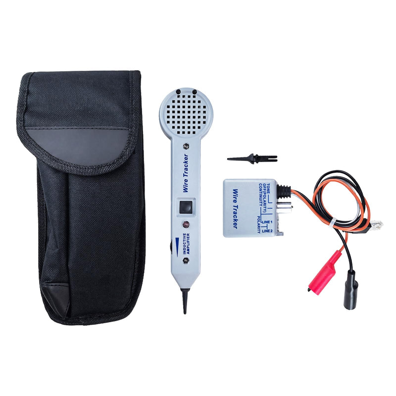 [Australia - AusPower] - 200EP Wire Tracer Circuit Tester, High Accuracy Tone Generator Kit, Multi-Tone Cable Detector Kits with Inductive Amplifier, Probe Kit with Adjustable Volume for Network Cable Collation 