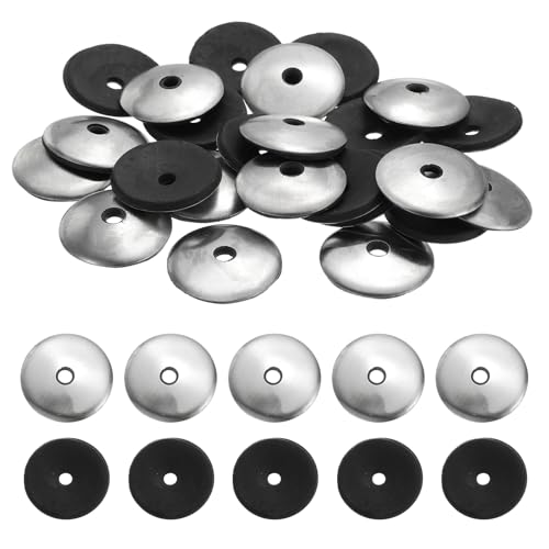 MECCANIXITY 70-pack stainless steel EPDM bonded sealing washers, #12 x 1-3/16 inch, M5.5x30mm neoprene gasket washers