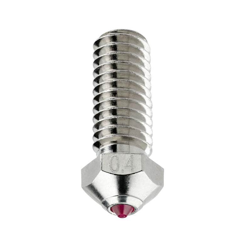 Ruby Nozzle 0.4mm for QIDI Q1-Pro/X-Max3 / X-Smart3 / X-Plus3 3D Printer, Hardened & Abrasion Resistant, Nickel Plated Copper RUBY 0.4mm Nickel Plated Copper