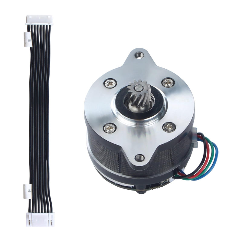 [Australia - AusPower] - FYSETC 3D Printer Accessories for K2 Plus: Original Extruder Motor 35mm Round Pancake Stepper E-axis with 12 Teeth Shaft Gear Drive Board Connected Cable for K2 Pro FDM Printing Project 