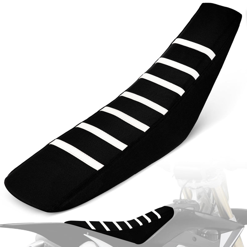 [Australia - AusPower] - Dirt Bike Universal Seat Cover Non-Slip Gripper Soft Motorcycle Seat Covers for CRF YZF YZ EXC SX KLX KX TTR Most Motorcross Black 