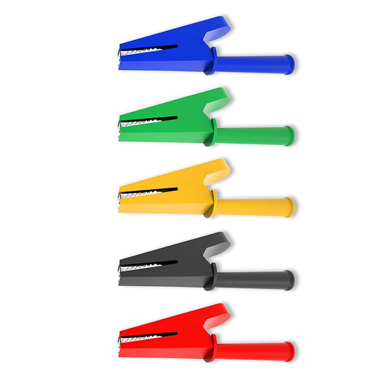 [Australia - AusPower] - Replacemen Push-on Alligator Clips for Multimeter Test Lead,5 Pcs 