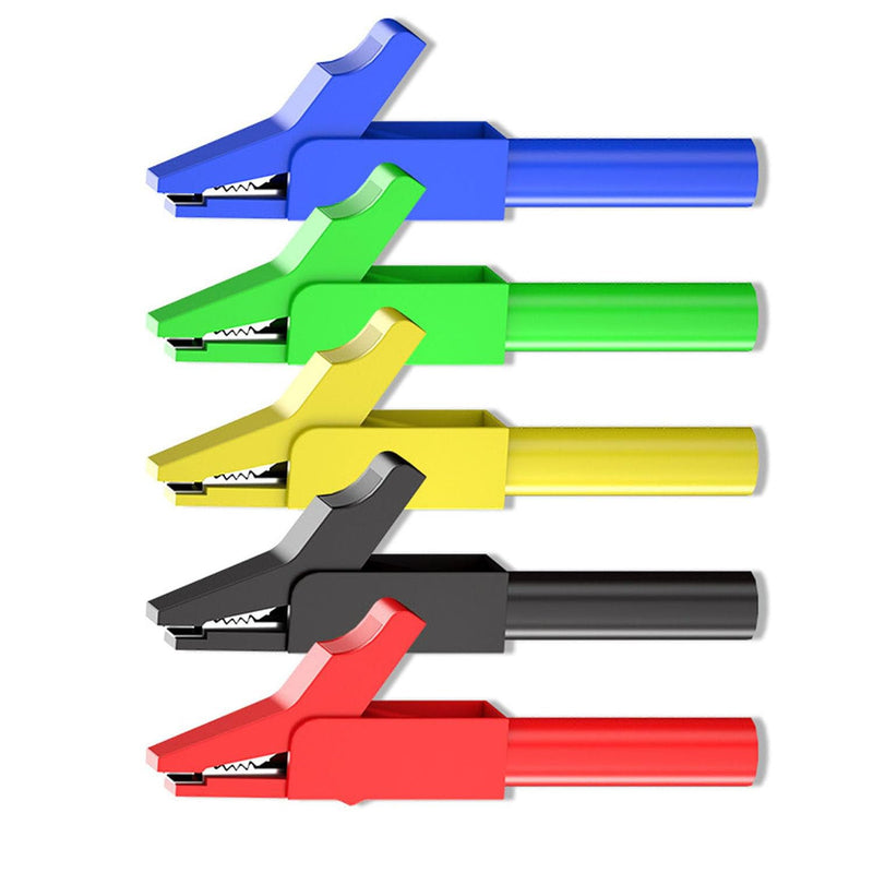 [Australia - AusPower] - Replacemen Push-on Alligator Clips for Multimeter Test Lead,5 Pcs 