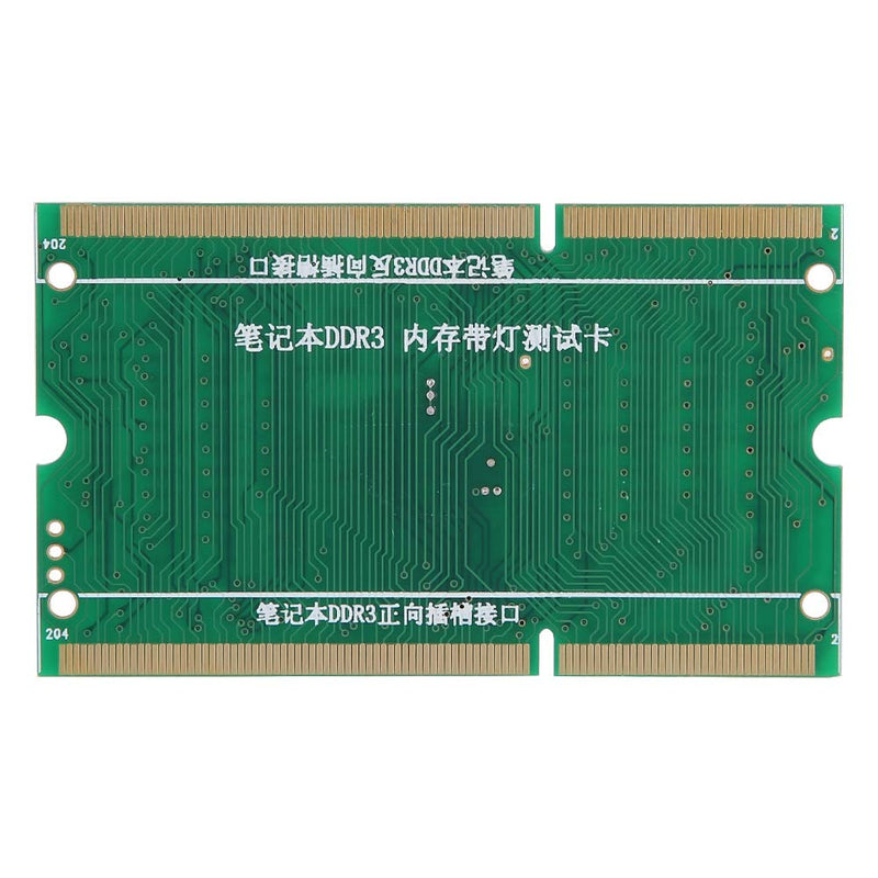 [Australia - AusPower] - DDR3 SODIMM Test Card, Professional Memory Diagnostic Tool with Light Display, Real Time Results Analyzer, Laptop Notebook Repair, Computer Maintenance Essential common DDR3 