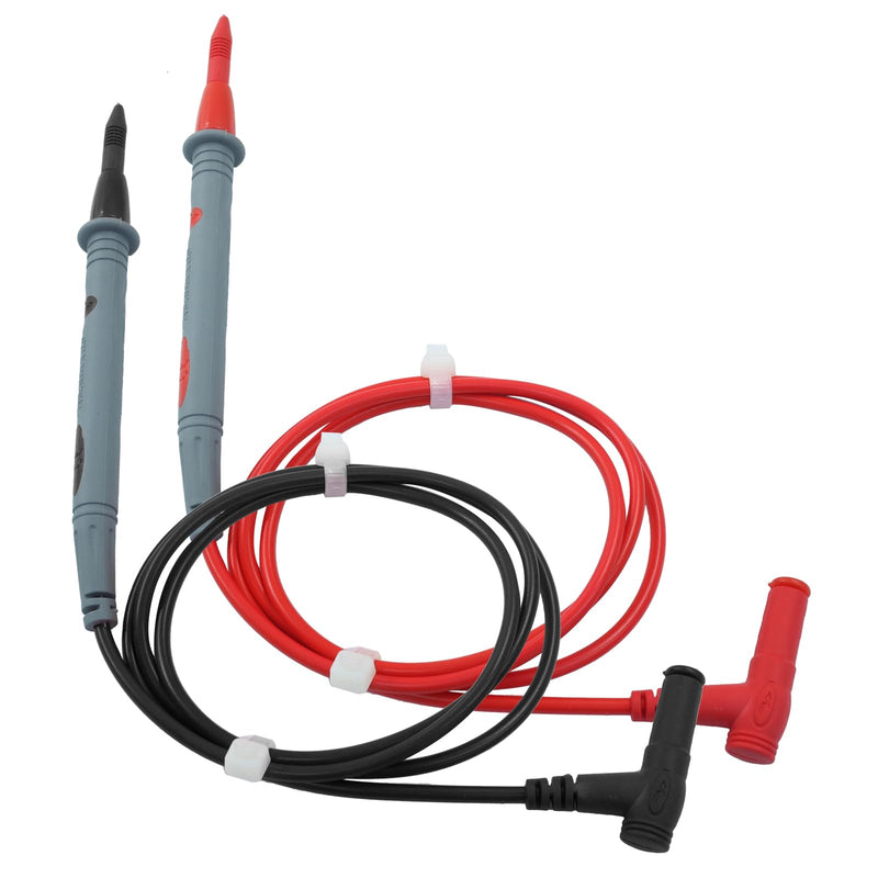 [Australia - AusPower] - 2 Pack Multimeter Test Leads Banana Plug 1000V 20A High Voltage Test Probes, Flexible Wire for Electronics, Appliances, Automotive and Industrial Testing(Red and Black) 2 