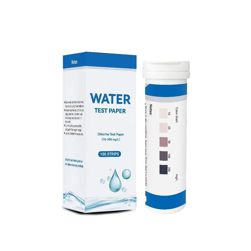 [Australia - AusPower] - Sanitizer Solution Water Test Strips for Restaraunts and Bars, 10-200 PPM, 1 x Vial 100 Test Strips 