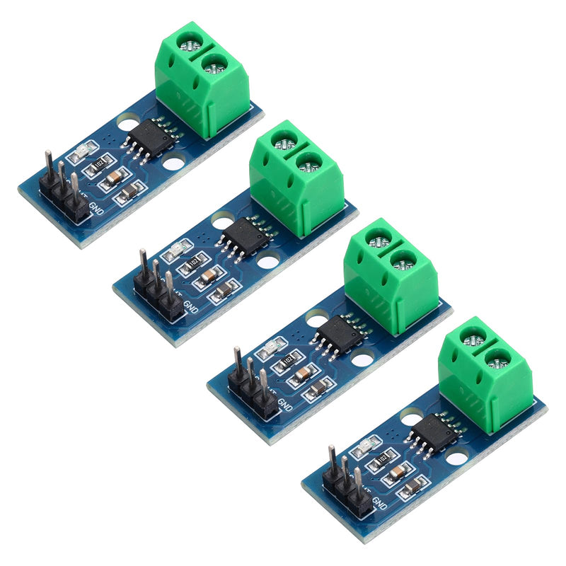 [Australia - AusPower] - MECCANIXITY 4pcs ACS712 Current Sensor Module 5A Range Hall Effect Current Sensor Current Measuring AC/DC for Detecting Current 