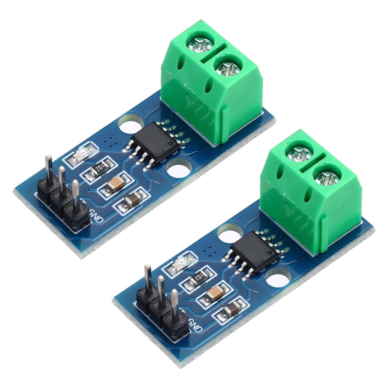 [Australia - AusPower] - MECCANIXITY 2pcs ACS712 Current Sensor Module 20A Range Hall Effect Current Sensor Current Measuring AC/DC for Detecting Current 