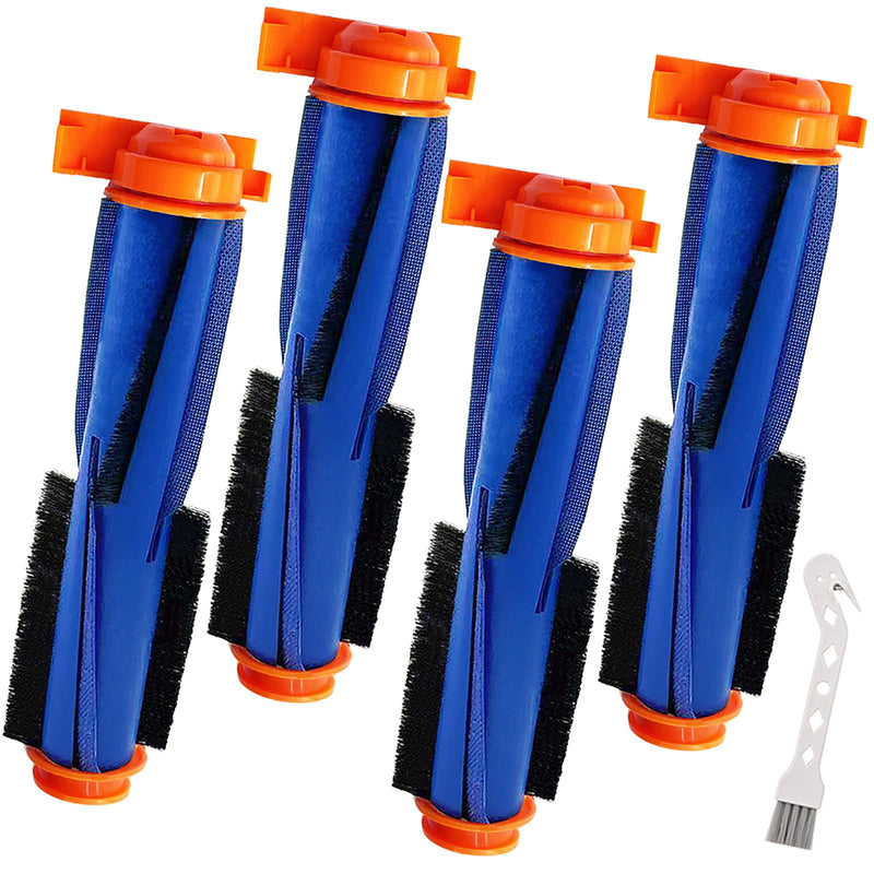 [Australia - AusPower] - Replacement Parts for Shark AI AV2501S AV2511AE AV2610WA AV2501AE RV2502AE RV2400WD RV2610WD AV2310AE RV2310AE UR250BEOUS UR2500SR rv2410wd AI Ultra 2- in-1 Robot Vacuum, 4 Pack Main Brush 