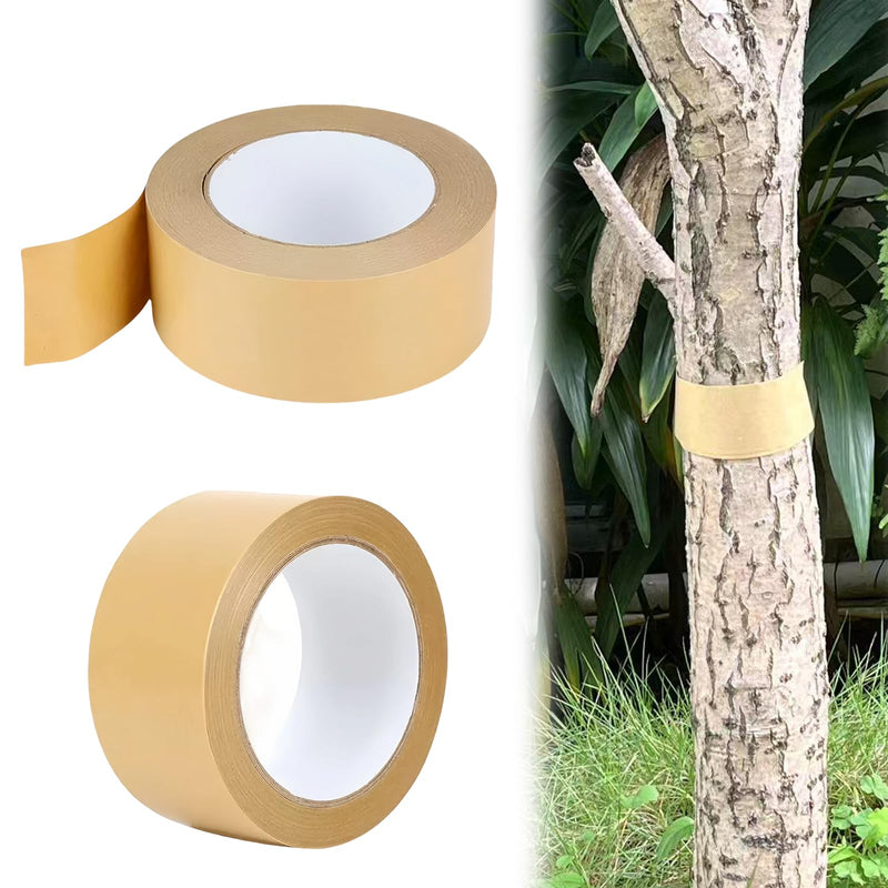 2 Packs 165 Ft x 2 Inch Tree Trunk Wrap Tape, Tree Wrap Roll Tape for Fruit Trees, Suitable for Garden, Backyard and Orchard, Waterproof & Adhesive