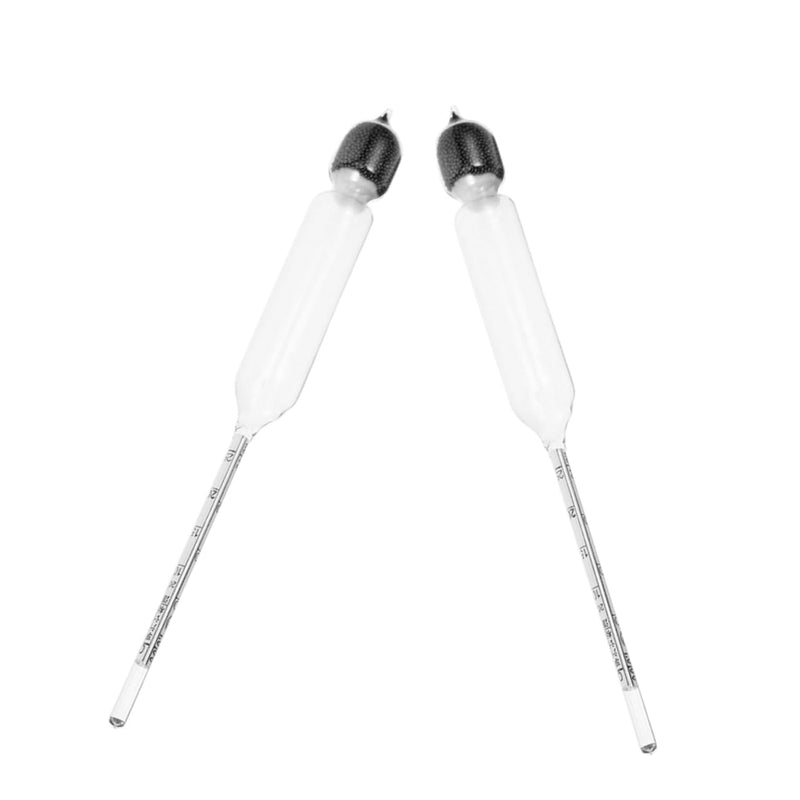 [Australia - AusPower] - 2pcs High Precision Lactometer Milk Density Kit for Cow Goat Milk Easy to Use Hydrometer 