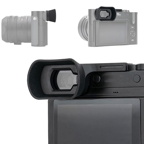 Extended Q3 43 Eyecup Eyepiece, Soft Silicon Camera Eye Cup Viewfinder Eyeshade Cover Protector Special Designed for Leica Q3 43 & Q3 Camera, Block Stray Lighting Q3 43 Camera Accessories