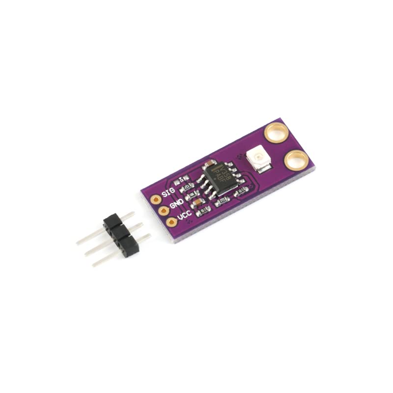 [Australia - AusPower] - S12SD UV Sensor Module GUVA-S12SD Solar 240nm-370nm Intensity Detection Sensor with High Sensitivity Light Sensor for Arduino 