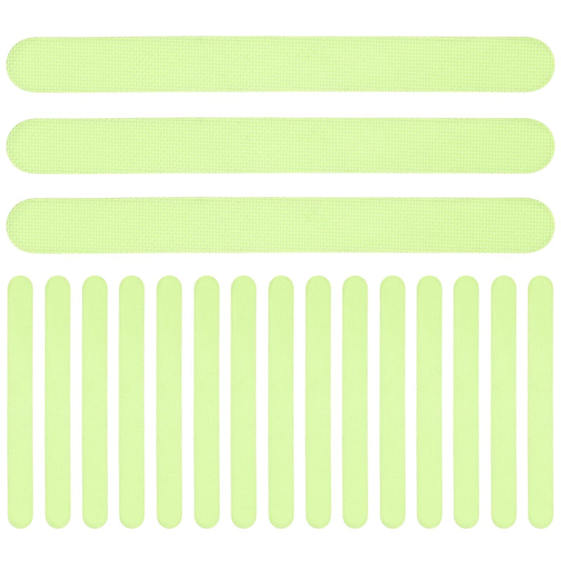 BESTOYARD Glow in the Dark Anti-Slip Tape for Stairs 7.87X0.78 Inch Waterproof Reflective Non-Skid Strips for Indoor Outdoor Steps Ramps Safety