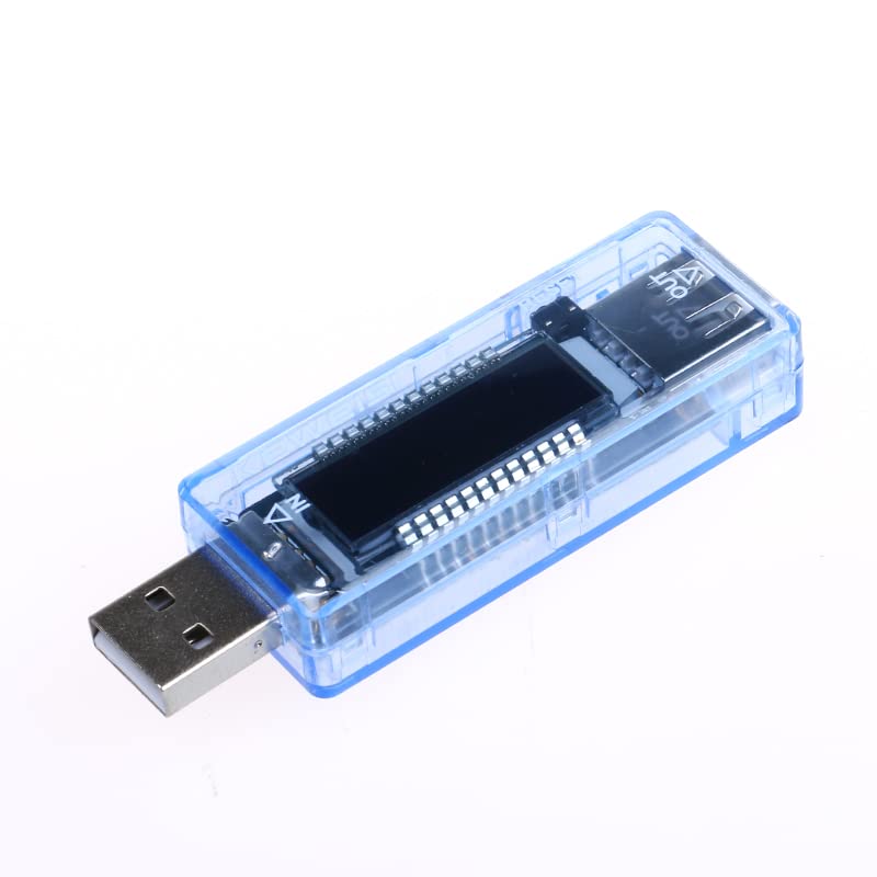 [Australia - AusPower] - KWS-V20 LCD USB Voltage Meter Charger Capacity Tester Meter 3-9V 0-3A Power Bank Tester Meter Current Voltage Doctor 