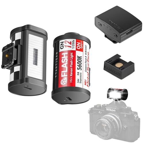TTARTISAN M01 Mini Camera Flash, 5600K±200K GN12 with 4 Power Levels