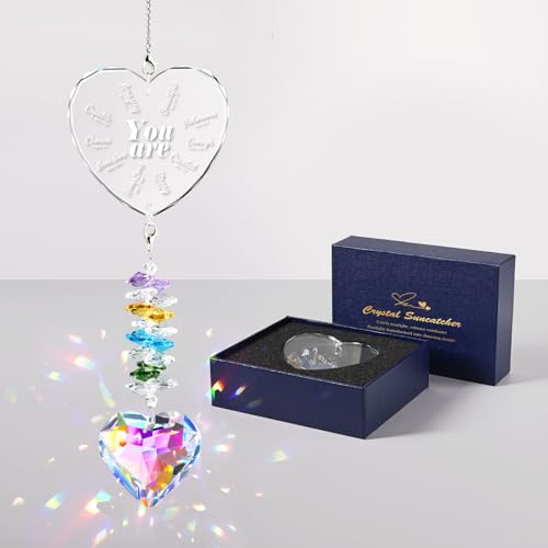 Christian Gifts for Women Men, Bible Verse Crystal Suncatcher Indoor Window Christian 2