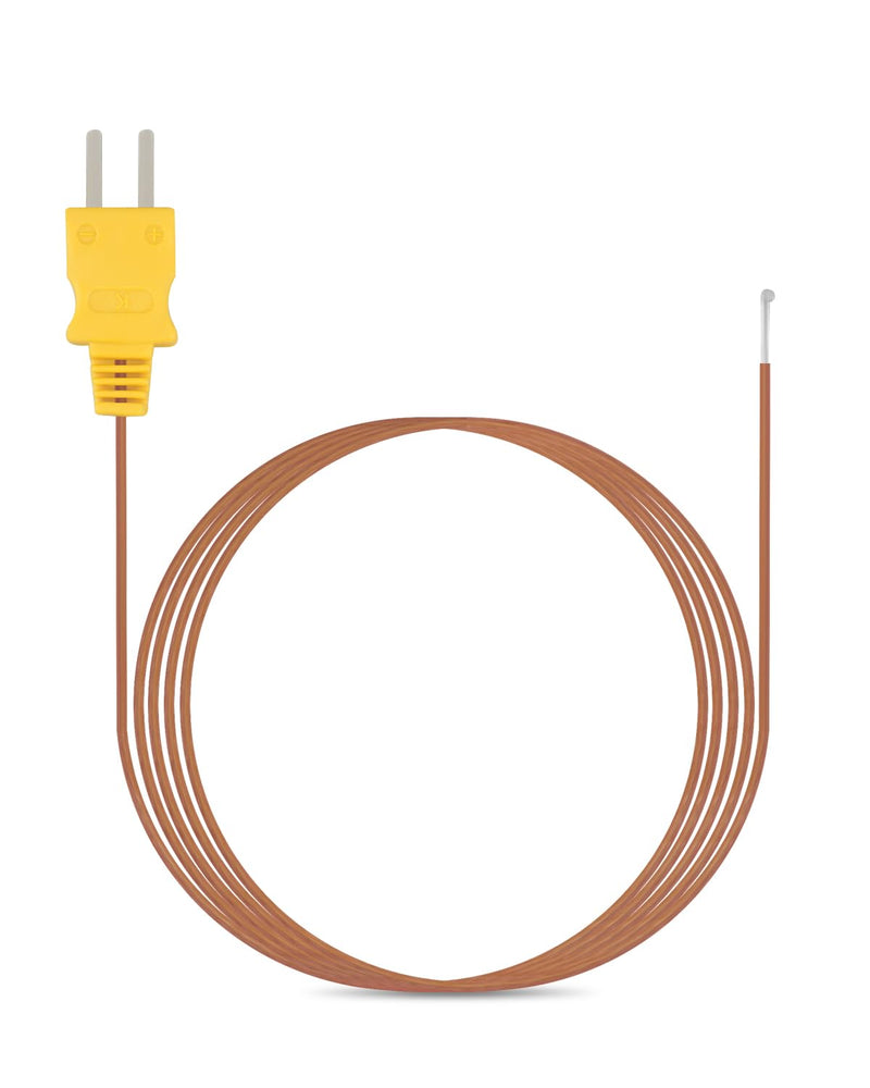 [Australia - AusPower] - 80PK-1 K-Type Bead Temperature Probe Fit for Fluke thermocouple Meters, 1M Length High Accuracy 
