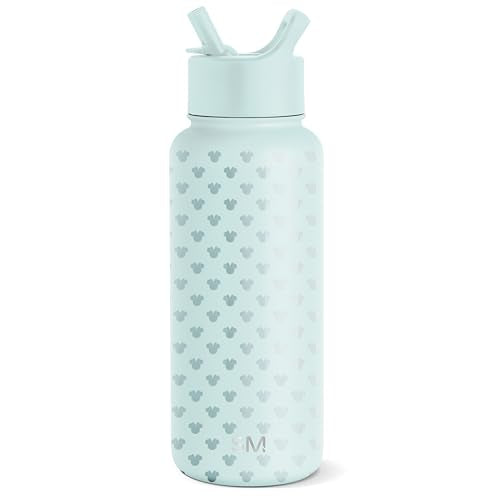 Simple Modern Disney Minnie Mouse Water Bottle with Straw | 32oz 32oz Water Bottle -Disney: Minnie Mouse on Blue