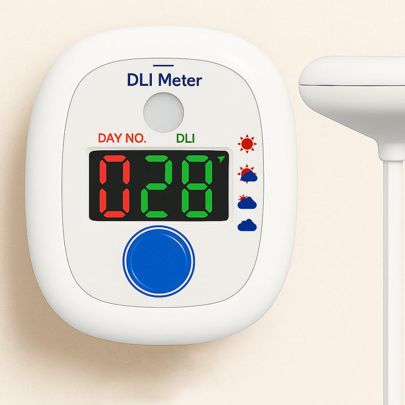[Australia - AusPower] - EVO-20 DLI Light Meter – Smart Sunlight Classifier for Garden & Landscape Use | Identifies Full Sun, Partial Sun, Partial Shade & Shade Based on Daily Light Integral 