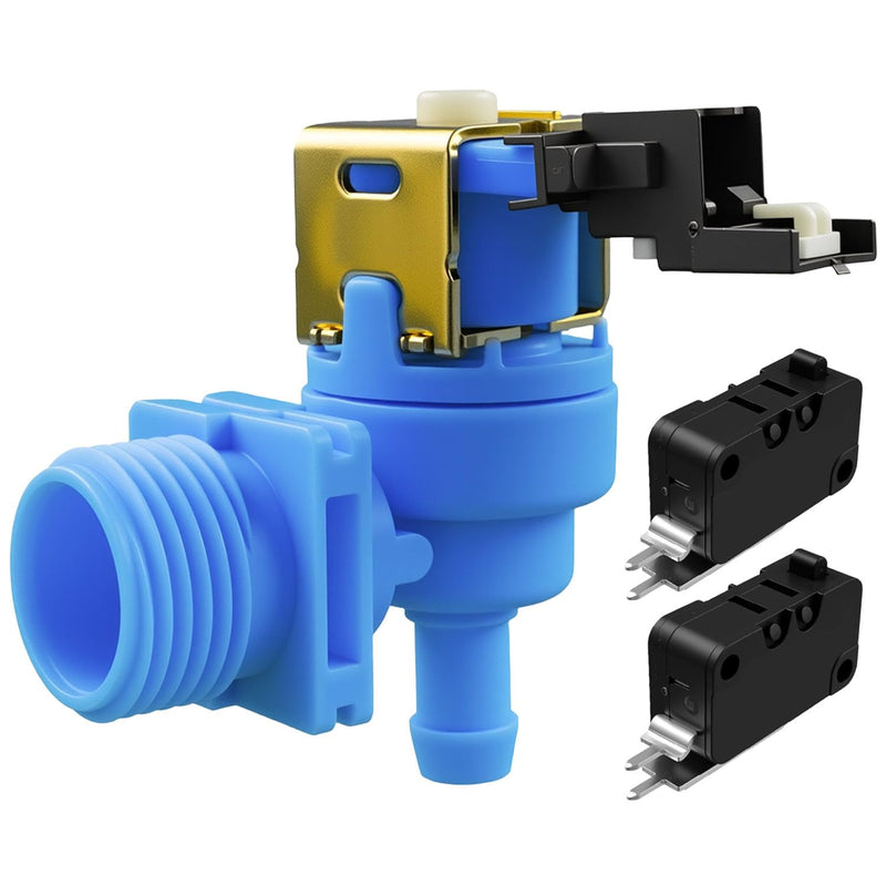 [Australia - AusPower] - W10327250 W10327249 Dishwasher Water Inlet valve & floating switch component Assembly Fit for Wtchen Aid Kenmore Amana Maytag Jenn-Air Dishwasher Replace W10195047 AP6016738 PS11750031 