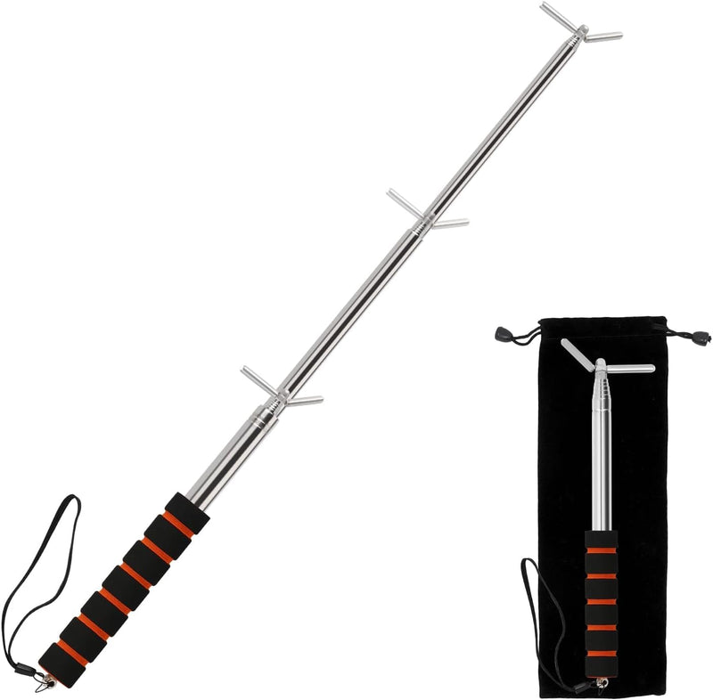 Smoke Detector Tester Pole - Smoke Detector and Emergency Exit Light Extendable Pole Tester - Emergency Light Testing Pole - Ensuring Safe and Efficient Testing of Life Safety Products,2 Pack 2