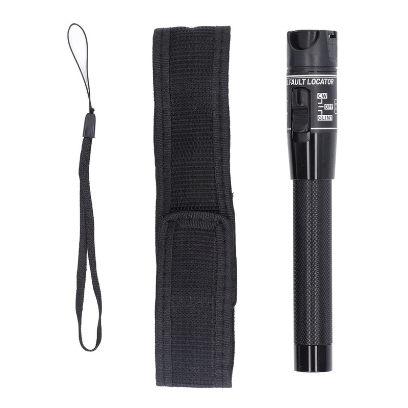 Visual Fault Locator 60 MW 60 KM, Fibre Optic Tester, High Performance 650 nm Red VFL Fibreglass Pen Error Tester with Universal 2.5 mm FC SC ST Connection, for Fibre Optic Cable Maintenance